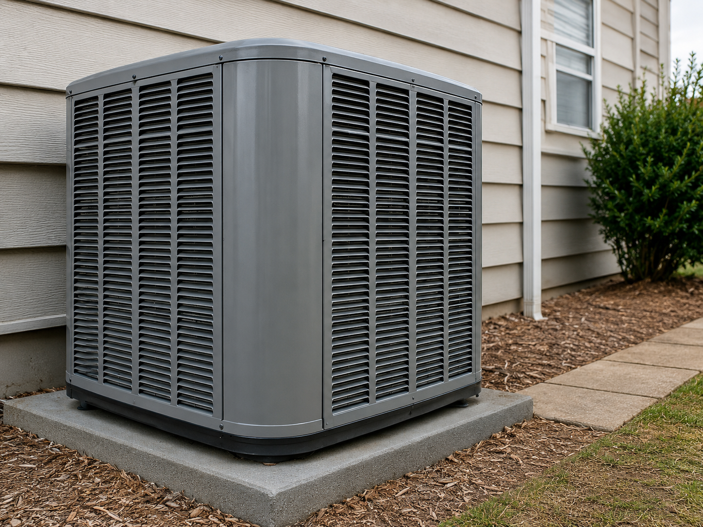Outdoor HVAC condensing unit